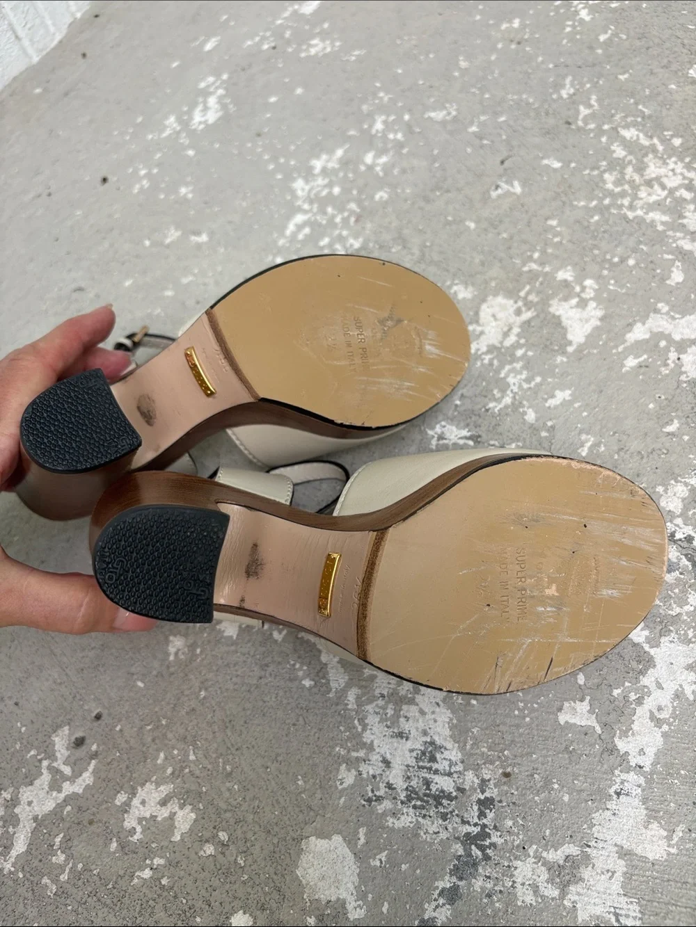 Gucci GG cut out platforms